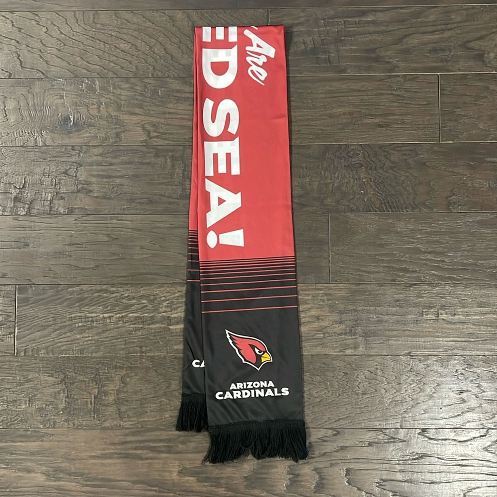 NFL Arizona Cardinals ‘We Are The Red Sea’ Scarf Like New!